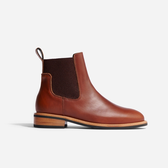 NIB Nisolo Carmen Chelsea Boot, Brandy, Size 8.5 - Picture 5 of 11
